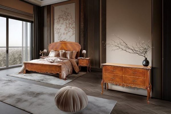 Коричневая деревянная спальня Анет, Румыния