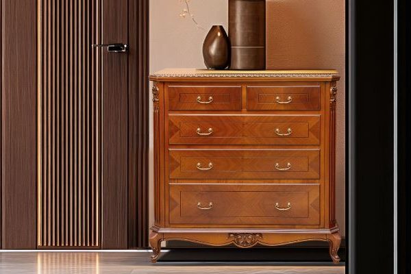 Коричневая румынская спальня Виктория Люкс