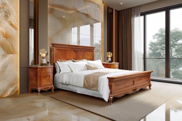 Румынская деревянная кровать Виктория Люкс