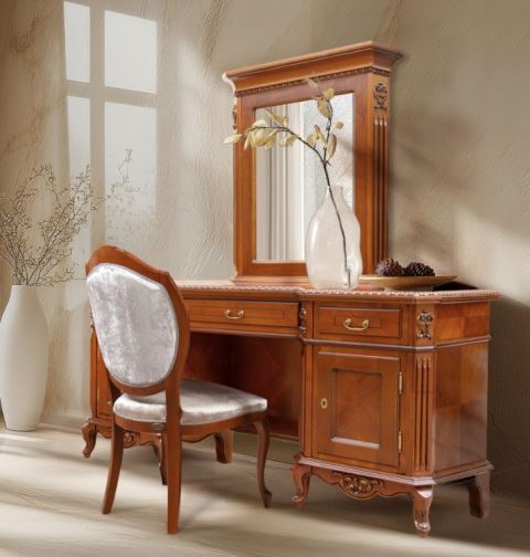 Коричневая румынская спальня Виктория Люкс