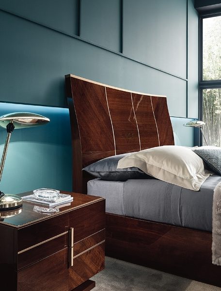 Ореховая глянцевая спальня Белажио , Bellagio, Альф