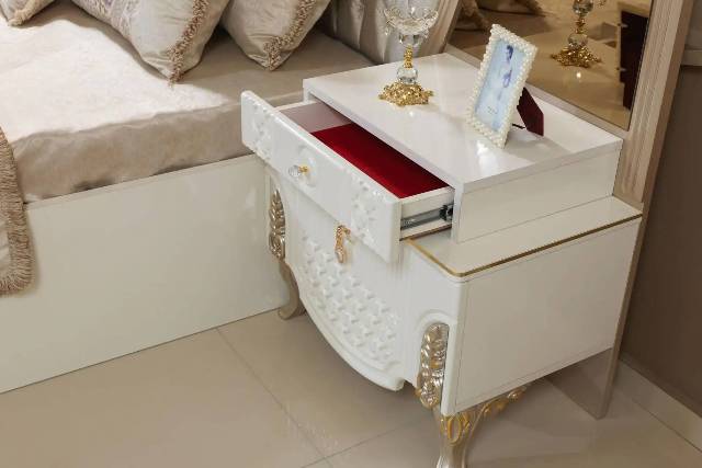 Белая спальня с золотом Джихангира, DASELL Белая спальня с золотом Джихангира, DASELL