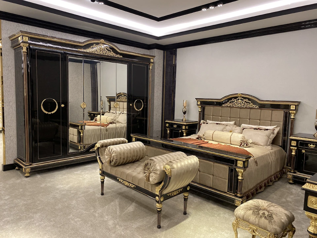 Черная спальня с золотом Купали, Eligulbronz