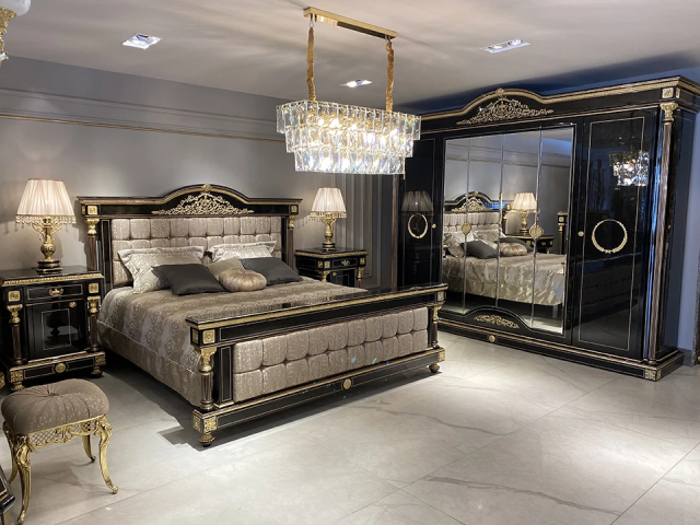 Черная спальня с золотом Купали, Eligulbronz