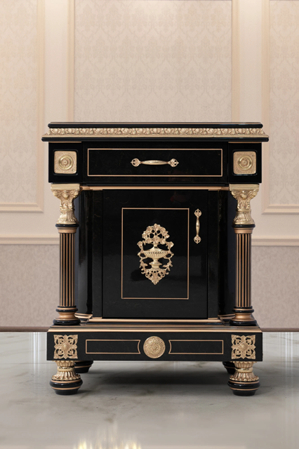 Черная спальня с золотом Купали, Eligulbronz