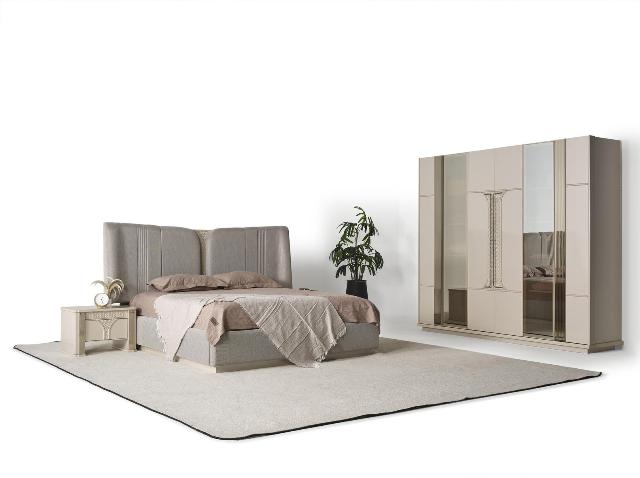 Кремовая спальня Глория в стиле модерн CELMO Кремовая спальня Глория в стиле модерн CELMO