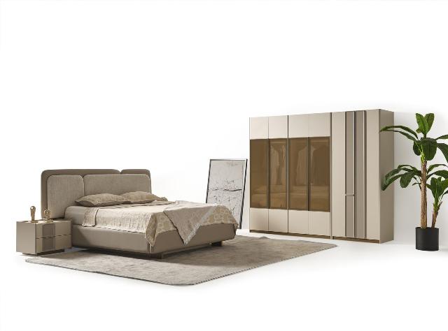 Бежевый спальный гарнитур Миранта, CELMO Бежевый спальный гарнитур Миранта, CELMO
