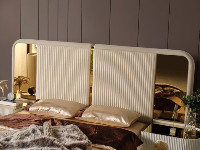 Белая спальня Gucci Гуччи с золотом, Green Белая спальня Gucci Гуччи с золотом, Green