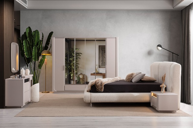 Модная современная спальня Жемчужина ( Инчи) ROLL