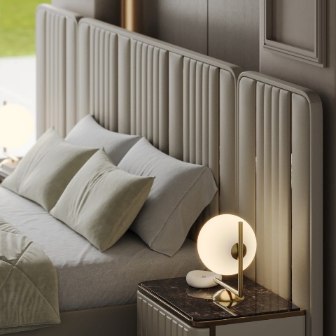 Белая спальня с золотом Джокер, SAKA Белая спальня с золотом Джокер, SAKA