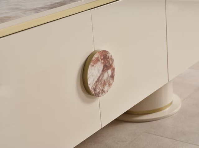 Бежевая тумба под телевизор  Cartier, GREEN