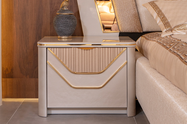 Спальня Бентли с золотом в стиле АРТ-Деко, NERO Спальня Бентли с золотом в стиле АРТ-Деко, NERO