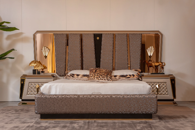 Элитная дизайнерская спальня Алмаз NERO Элитная дизайнерская спальня Алмаз NERO