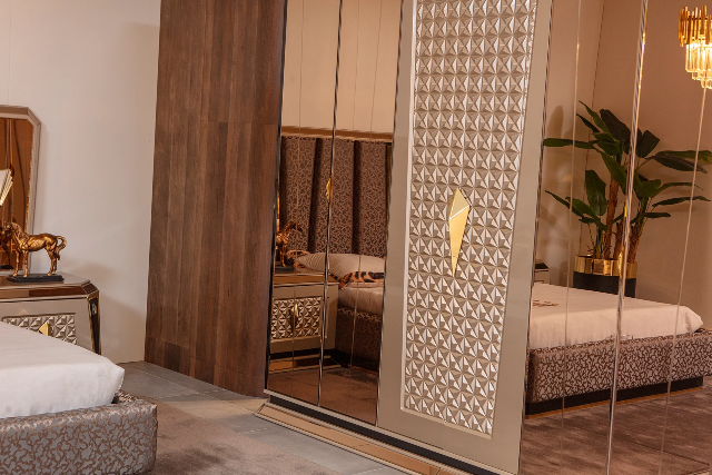 Элитная дизайнерская спальня Алмаз NERO Элитная дизайнерская спальня Алмаз NERO