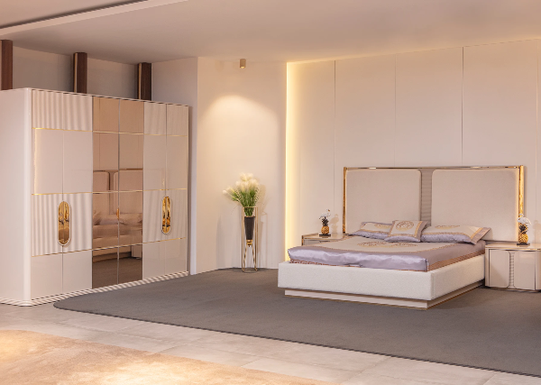 Белая спальня Галактика в стиле модерн NERO