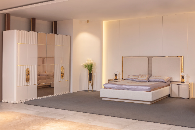 Белая спальня Галактика в стиле модерн NERO Белая спальня Галактика в стиле модерн NERO