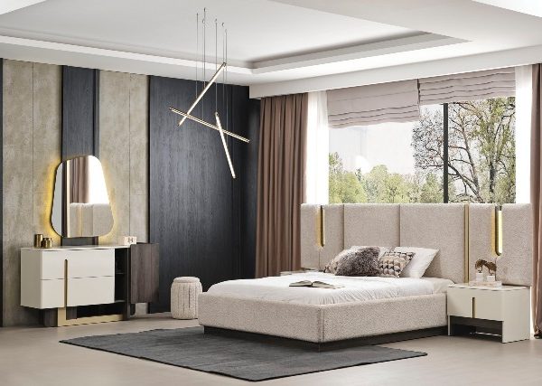 Дизайнерская светлая спальня Педро, ONS