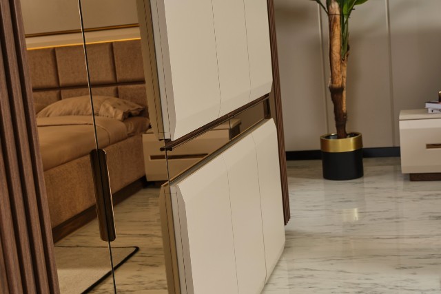 Спальня Монза в цвете орех зебрано ONS, Турция