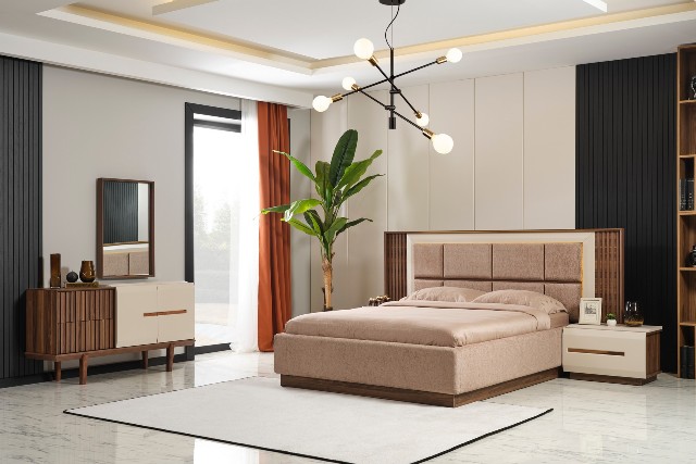 Спальня Монза в цвете орех зебрано ONS, Турция