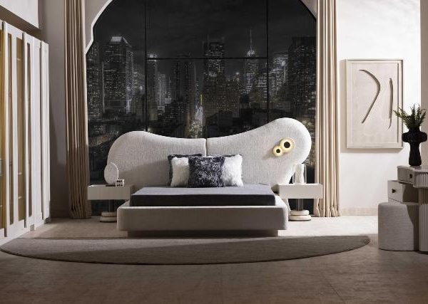 Дизайнерская белая спальня Белград, Идол