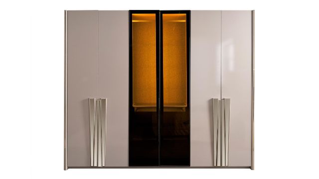 Спальня с золотыми фасадами Берлин, INFAVORI Спальня с золотыми фасадами Берлин, INFAVORI