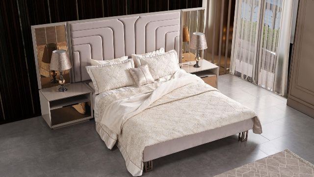 Спальня с золотыми фасадами Берлин, INFAVORI Спальня с золотыми фасадами Берлин, INFAVORI