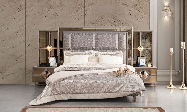Спальня с золотыми фасадами Престиж, INFAVORI