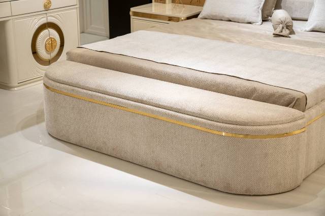 Белая спальня с золотом в стиле АРТ-Деко Верона, DASELL