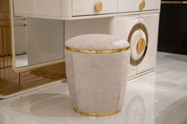 Белая спальня с золотом в стиле АРТ-Деко Верона, DASELL