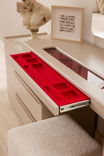 Бежевая современная мебель для спальни Виктория, Идол Бежевая современная мебель для спальни Виктория, Идол