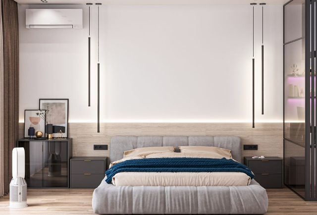 Мягкая современная кровать Бон, ШГ Мягкая современная кровать Бон, ШГ