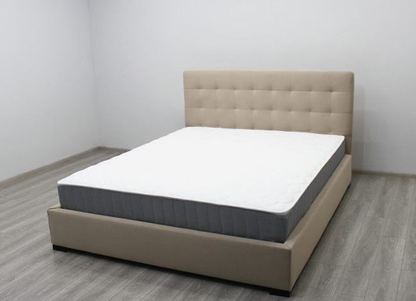 Мягкая велюровая двухспальная кровать Скай, ШГ