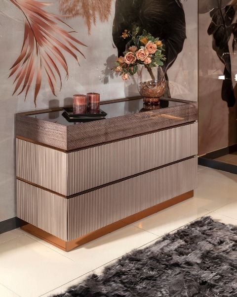 Современная бежевая спальня Венеция, Арт-Деко, FF