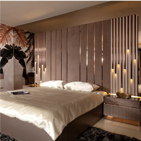 Современная бежевая спальня Венеция, Арт-Деко, FF