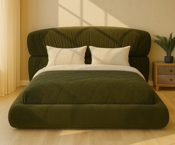 Стильная современная мягкая кровать Лаура L 058, Р Стильная современная мягкая кровать Лаура L 058, Р