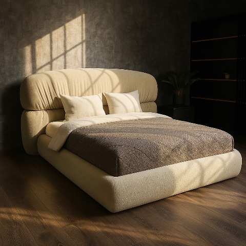 Стильная современная мягкая кровать Лаура  L 058, Р