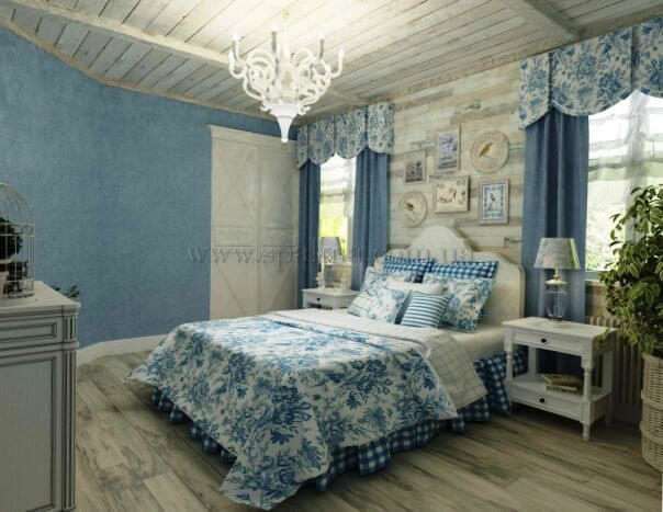 Фото інтер'єру спальні в стилі прованс