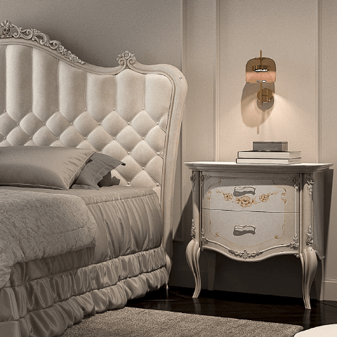 Итальянская светлая спальня Позитано,Ghezzani