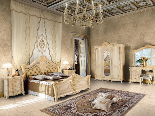 Итальянская спальня барокко MADAME ROYALE - купить в Киеве