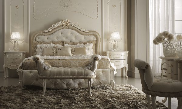 Белая итальянская спальня Венера Ghezzani