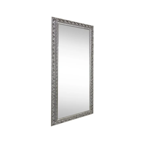 Большое напольное зеркало в резной раме