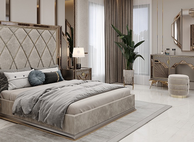 Элитный спальный гарнитур Дворец, Турция Медмо