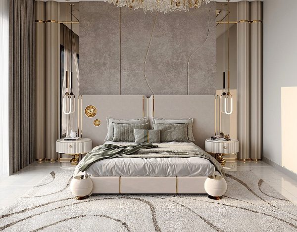 Біла спальня в стилі АРТ-Деко Арелла, Медмо