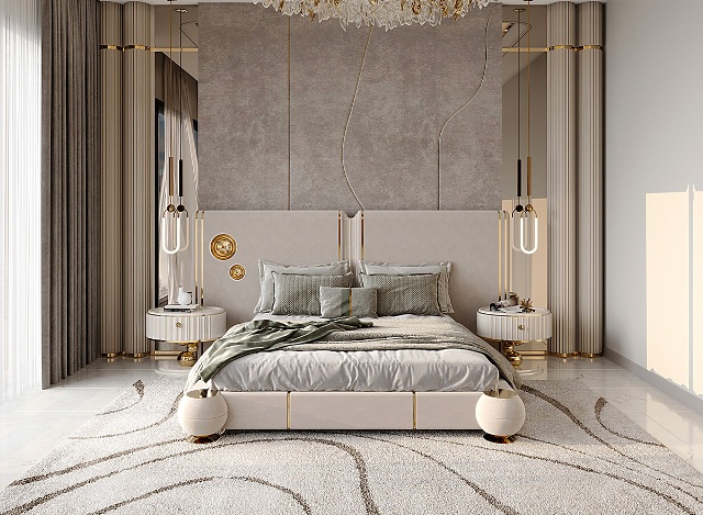 Белая спальня в стиле АРТ-Деко Арелла, Медмо