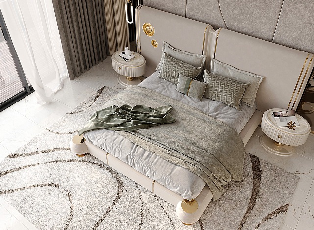 Белая спальня в стиле АРТ-Деко Арелла, Медмо