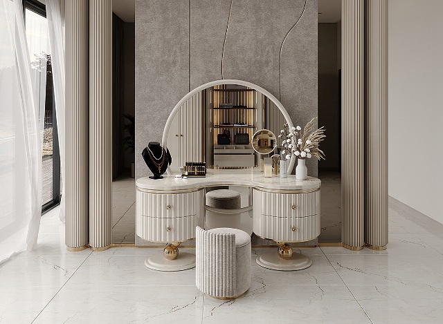 Белая спальня в стиле АРТ-Деко Арелла, Медмо