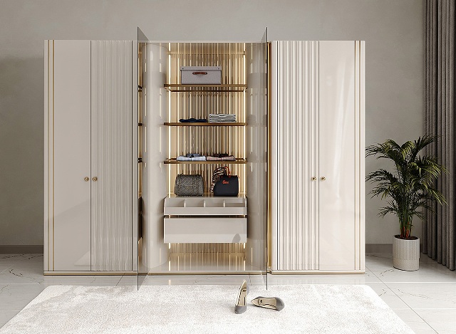 Белая спальня в стиле АРТ-Деко Арелла, Медмо