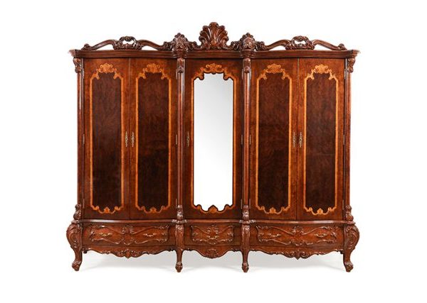 Большой пятидверный шкаф в стиле барокко Император