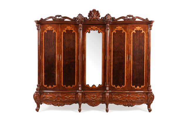 Большой пятидверный шкаф в стиле барокко Император Большой пятидверный шкаф в стиле барокко Император