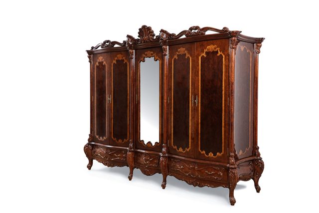 Большой пятидверный шкаф в стиле барокко Император Большой пятидверный шкаф в стиле барокко Император